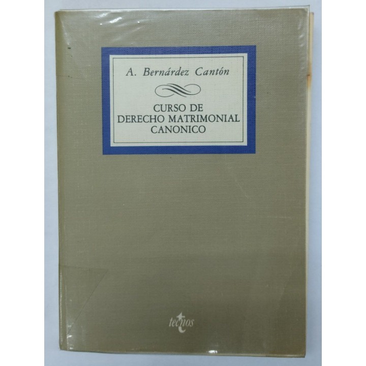 Curso de Derecho Matrimonial canonico